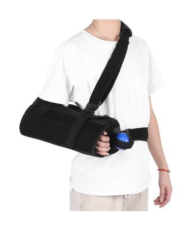 Shoulder Abduction Sling Immobilizer for Injury Support - Pain Relief Arm Pillow for Rotator Cuff Sublexion Surgery Dislocated Broken Arm - Brace Includes Pocket Strap Stress