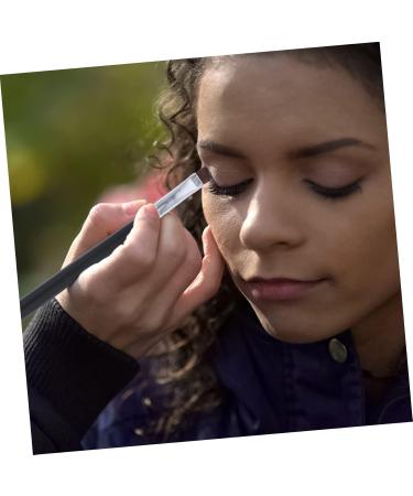 Beavorty 24 pcs Angled eyebrow brush flat concealer brush Makeup Applicator Brush Foundation Brush travel mix 17.5X0.2cmx2pcs Blackx2pcs - Buy Online on GoSupps.com