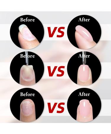 FZANEST Builder Base Gel Set Sheer Milky Pink and Nude Gel Nail Polish Brush On Builder Base Gel In a Bottle Led UV Soak Off Natural Gel Polish Kit (37) Set-37 - Buy Online on GoSupps.com