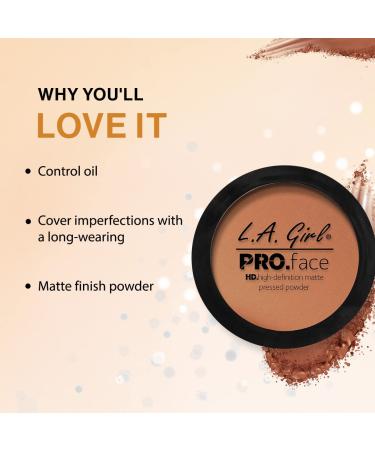 Buy LA GIRL PRO Face Powder GPP614 Chestnut + Free Nail Polish | International Shipping Available - Buy Online on GoSupps.com