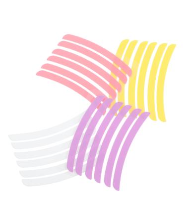 Beavorty 12 Pairs Eyelash Tape Tool Lash Lift Rods Eyelash Perming Pads Silicone Lash Lifting Rods Silicone Lash Lifting Pads Silicone Eyelash Perming Rod Supplies Stripe