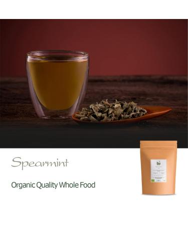 Buy Fresh Green Mint Herbal Tea - Organic Speer Mint (Mentha Spicata) 100g - Refreshing & Rich Flavor - International Shipping Available - Buy Online on GoSupps.com