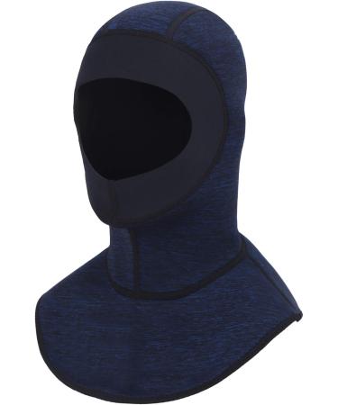 Neoprene Scuba Diving Hood 2mm - Waterproof Thermal Cap with Chin Strap for Water Sports - Deep Blue - Buy Online on GoSupps.com