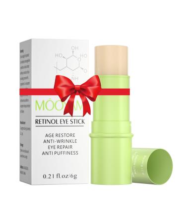 Retinol Eye Stick Anti Aging Eye Cream For Dark Circles and Puffiness Fade Fine Lines and Firm Skin Under Eye Balm Glow Brightening Stick for Daily Anti-wrinkle Cream