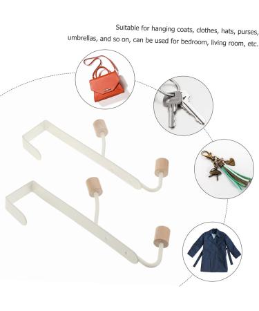 ABOOFAN 2pcs Coat Hook Behind Door Coat Hangers Solar Water Fountain Storage Hanger Towel Rack No Punching - Buy Online on GoSupps.com