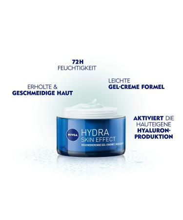 Nivea Hydra Skin Effect Daily & Night Care Set - 72H Moisture with Hyaluron Gel Cream | International Shipping - Buy Online on GoSupps.com