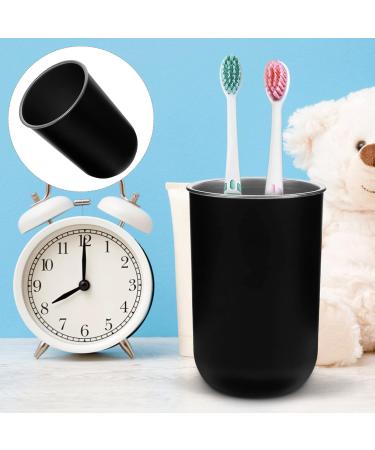 STOBAZA 2pcs Stainless Steel Toothbrush Holder Set - Stylish Bathroom Storage Mugs & Wash Cups for Toothbrushes & Toothpaste - Buy Online on GoSupps.com