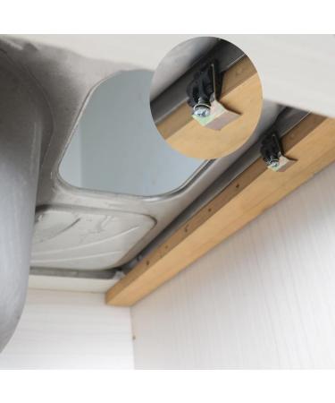 Set of 10 Sink Mounting Hardware Convenient Sink Mounting Solution Sink Mounting Set for Kitchen & Bathroom Installation Undermount Sink Mounting Bracket - Buy Online on GoSupps.com