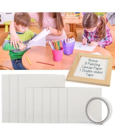 LotFancy Cradled Wood Panels 8x8 - 6 Pack for DIY Painting Craft | Square Wooden Canvas Boards - 9 Primed Canvases, 1 Tape Roll - Buy Online on GoSupps.com