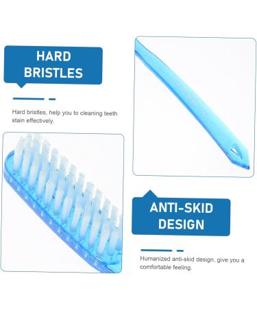 6pcs Colorful XXL Hard Toothbrushes - Travel-Friendly Brushes for Adults | Durable & Stylish Oral Care - Buy Online on GoSupps.com