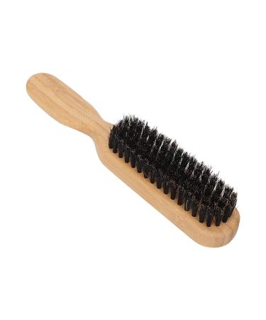 Beard Brush for Men - Bamboo Handle Soft Bristles | Perfect Barber Shop Styling Tool - Buy Online on GoSupps.com