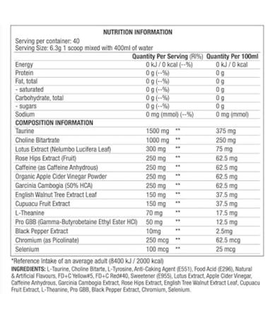 Chaos Crew Shredz Raspberry 252g - Buy Online on GoSupps.com