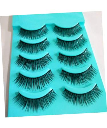 FRCOLOR Pink Business Card Holder 5 Pairs dramatic eyelashes magnetic eyelashes Thick False Eyelashes Cross False Eyelashes es False Lashes lashes natural false eyelashes extend fluffy 3d - Buy Online on GoSupps.com