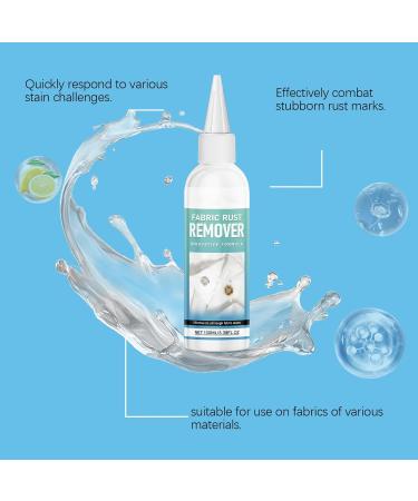 Fabric Rust Remover Easy to Use Rust Stain Eliminating for Fabrics 100ml Mild and Effective Cleaner 3PCS - Buy Online on GoSupps.com