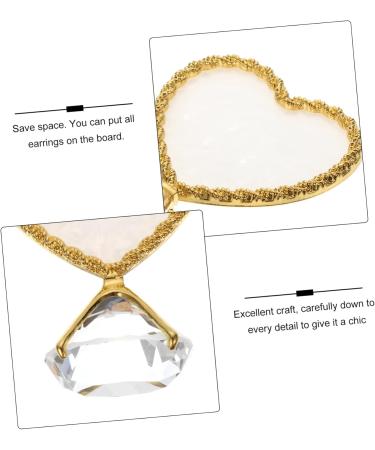  POPETPOP POPETPOP Nail Art Display Stand Nail Mixing Tray Oil Paint Palette Heart-Shaped Gel Nail Polish Mixing Tray Crystal Phnom Penh - Buy Online on GoSupps.com