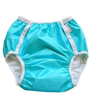 Waterproof reusable cloth diapers diaper pants incontined criminal for adults for the care of disabled people blue XL XL blue