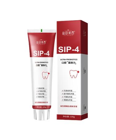 -4 Probiotic Whitening Toothpaste – Teeth Whitening Toothpaste -4 | Teeth Whitening Toothpaste | Anti-Stain Toothpaste | Smokers Toothpaste for Teeth Whitening