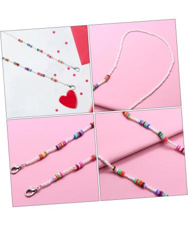 Buy Minkissy 4-Piece Anti-Drop Chain Glasses & Mask Holder | Multi-Purpose Pearl Strap for Kids & Adults | International Shipping - Buy Online on GoSupps.com