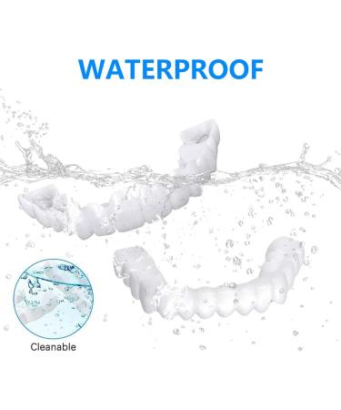 Shop Dazluxe: 2 Pairs of Snap-On Artificial Teeth & Veneers for a Perfect Smile Ideal for Braces! - Buy Online on GoSupps.com