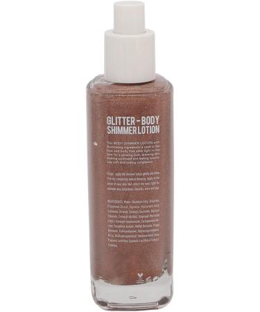 Glossy Body Oil 100ml Fast Absorbing Body Highlighter for the Face (Light Bronze) - Buy Online on GoSupps.com