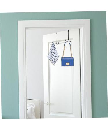 Levemolo 2pcs Hangers Hook Wreath Hanger Hat Hanger Door Hanger Door Towel Hanger Key Case Cupboard 17.00X9.00X8.00CM Black - Buy Online on GoSupps.com