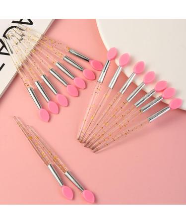 10pcs Lip Mask Brush Set - Crystal Handle Makeup Applicator for Lip Balm & Exfoliator | Portable Lipstick Wand | Miss Beauty 8x0.7cm - Buy Online on GoSupps.com