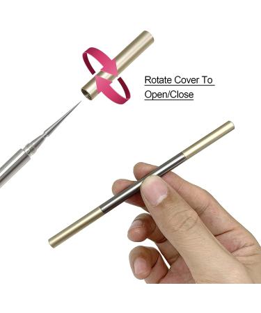 SGNEKOO Professional Facial Milia Removal Tool and Whitehead Extractor Kit - Titanium Alloy Double Ended Needle, Steel Tweezers for Blackhead, Blemish, Zit, Pimple, Acne Removal (TR504IN-G) - Buy Online on GoSupps.com