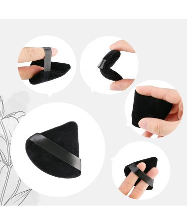 Yoseng 4pcs Powder Puffs for Face - Dual Use Wet and Dry Makeup Puff with Mesh Laundry Bag - 2Pack Black - Buy Online on GoSupps.com