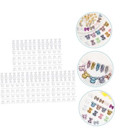 Healeved 3 Bear Head Nail Color Displaying Tool Transparent Nail Color Display Tool Bear Nail Color Displaying Tool Manicure Tools Nail Tools for Nail Art Nail Polish Polishing Plate - Buy Online on GoSupps.com