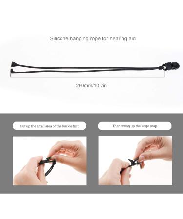 Hearing Aid Clip Holder - Anti-lost Silicone Lanyard for Adults, Seniors & Kids - Buy Online on GoSupps.com