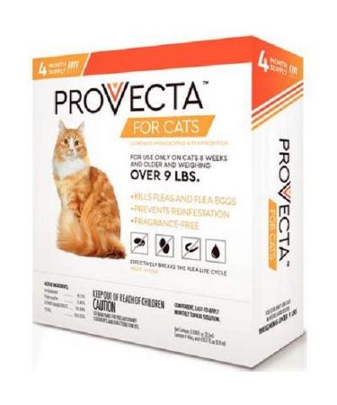 Provecta 4 Doses for Cats, Small/Over 9 lb