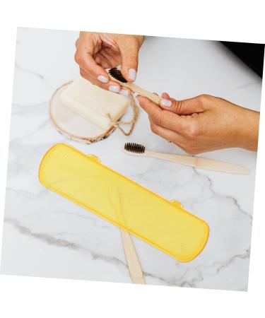 Magiclulu Portable Toothbrush Case - 4 Pcs Travel Dental Storage Box - Kissing Brushes Himmelblau - 21x5.5cm - Buy Online on GoSupps.com