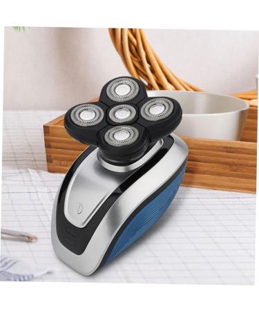 Angoily 5-in-1 Electric Razor & Facial Brush for Men - Rechargeable Shaver with Rotating Brushes - International Shipping Available - Buy Online on GoSupps.com