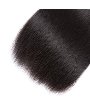 Nomo Brazilian Virgin Straight Human Hair Bundles 14 16 18 Inch - 100% Unprocessed 3 Bundles for Black Women, Natural Black Color Hair Extensions - Buy Online on GoSupps.com
