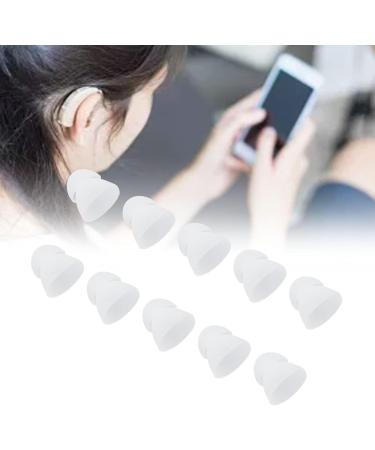 10 Pack Hearing Aid Domes - 10mm Universal Silicone Earplugs for Hearing Aids & Amplifiers - Replacement Mushroom Couplings (White) - Buy Online on GoSupps.com