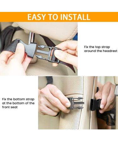 Mayokiaar Large Capacity Car Seat Organizer - Black Oxford Cloth, Multi-Pocket Interior Accessory for Kids Travel - Practical & Multifunctional - Buy Online on GoSupps.com