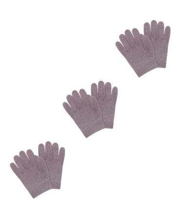 Ipetboom 3 Pairs Night Moisturizing Gloves Hand Lotions Compact Gloves Moisturizing Gloves for Dry Hands Cosmetic Moisturizing Gloves Moisturizing Spa Gloves Gel Gloves Essential Oil Care