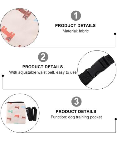 Balacoo 3pcs Dog Training Fanny Pack Training Pouch for Dogs Pet Treat Bag Pet Food Bag Magnetic Pet Bag - Buy Online on GoSupps.com