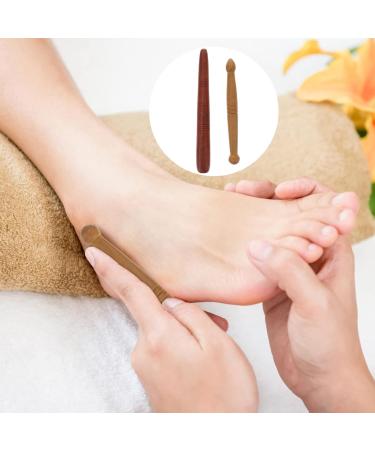 2-Piece Wood Acupressure Pen Set | Ear Massage & Acupuncture Sticks | Natural Pain Relief - Buy Online on GoSupps.com