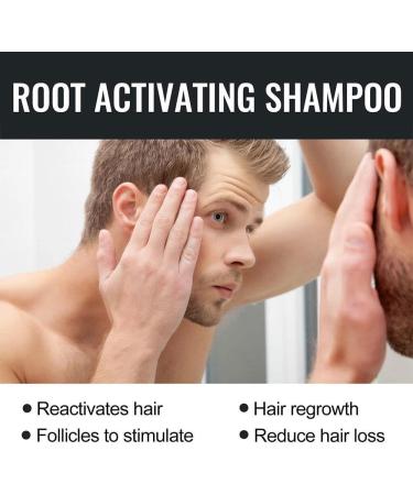 Root-activating shampoo thickening shampoo for hair loss promotes regrowth formula - Buy Online on GoSupps.com
