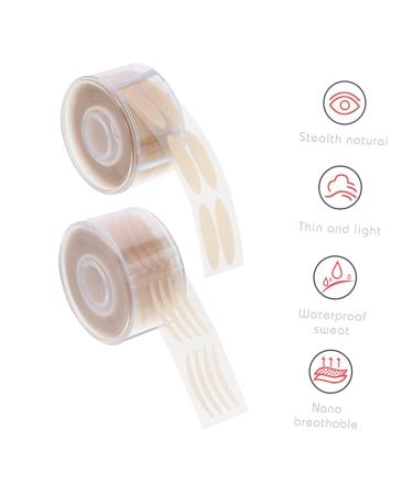 NOLITOY 2400 Sheets Double Eyelid Sticker Breathable Eyelid One Lace Eye Lid Lifters Tape Reel Double Back - Buy Online on GoSupps.com