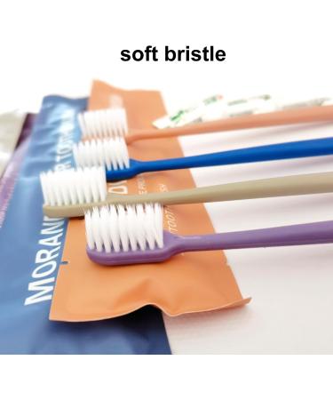 Travel Dental Kit - 10 Pack Toothbrush & Toothpaste Set for Hotels & Families | Soft Bristle Hard Handle Reusable - Buy Online on GoSupps.com
