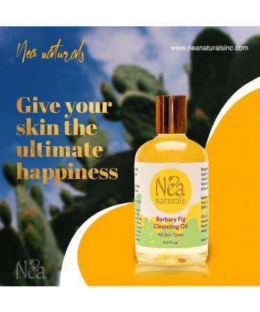Barbary Fig Cleansing Oil | Natural Anti-Aging Makeup Remover | Facial Cleanser for All Skin Types | 4.0 fl. oz - Shop Internationally - Buy Online on GoSupps.com