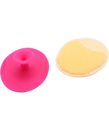 BIXUEJ 2Pcs Spa Silicone Beauty Wash Pad Skin Scrub Cleaning Pad Wash Face Exfoliating Brush Cleanser Tool - Buy Online on GoSupps.com