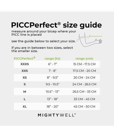 Moisture-Wicking PICC Line Cover | Soft Touch Sleeve for Upper Arm by Mighty Well - Slate Blue (Medium) | Pack of 1 - Buy Online on GoSupps.com