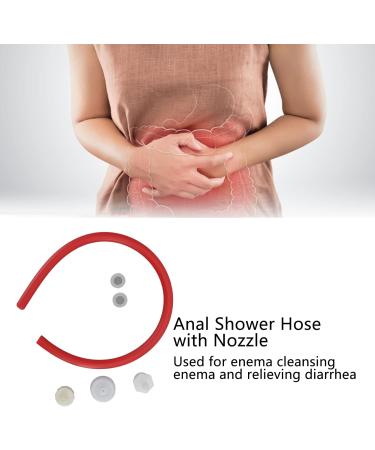 Premium Silicone Shower Sound Hose - Flexible Enema Nozzles for Anal & Vaginal Cleaning | International Shipping - Buy Online on GoSupps.com