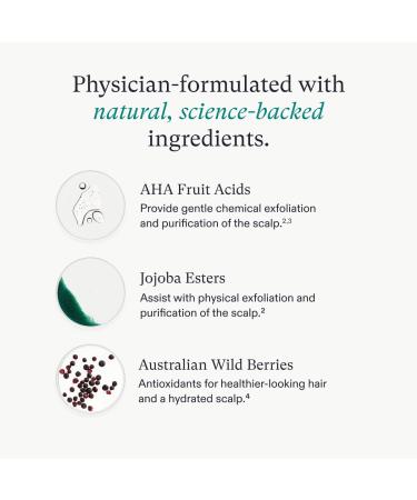 Nutrafol Exfoliating Scalp Mask - 4 fl oz | Physician-Formulated for Thinning Hair | Eliminates Build-up and Oil for Healthier Hair & Scalp | Color & Extension Safe - Buy Online on GoSupps.com