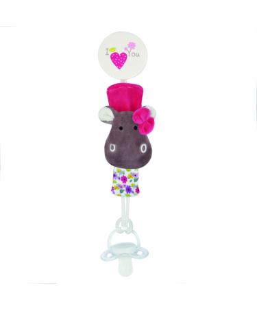 BABY NAT Pacifier Chain Zo BN0703 Pink