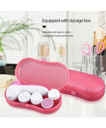 Electric Facial Cleansing Spin Brush Set for Gentle Exfoliation, Blackhead Removal, and Deep Cleansing - Perfect Skincare Gift for Teenage Girls (Pink) - Buy Online on GoSupps.com