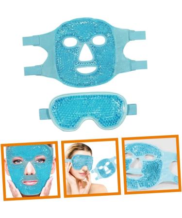 DOITOOL 1 Set Cold Compress Full Gel Women Beauty Eye Mask Ice Puffiness Women Beauty Mask Women Facial Mask Skin Care Facial Mask Cold Eye Mask Goggles Travel Cool Elastic Rope - Buy Online on GoSupps.com